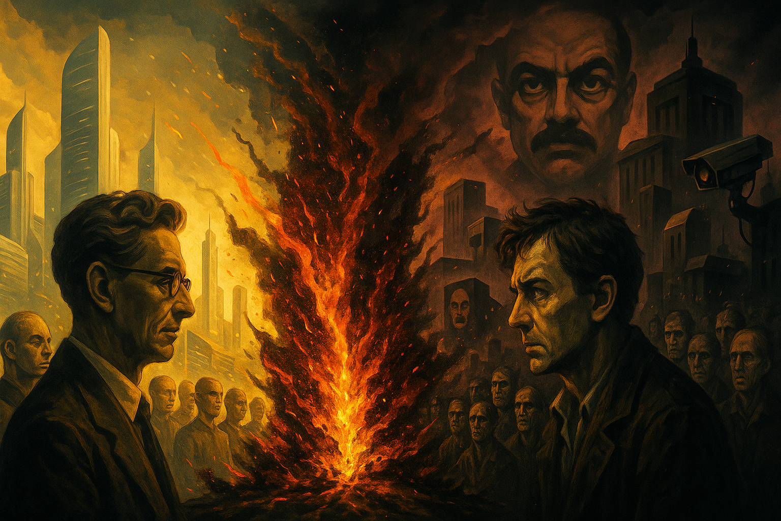 Dos visiones distópicas: Huxley vs Orwell