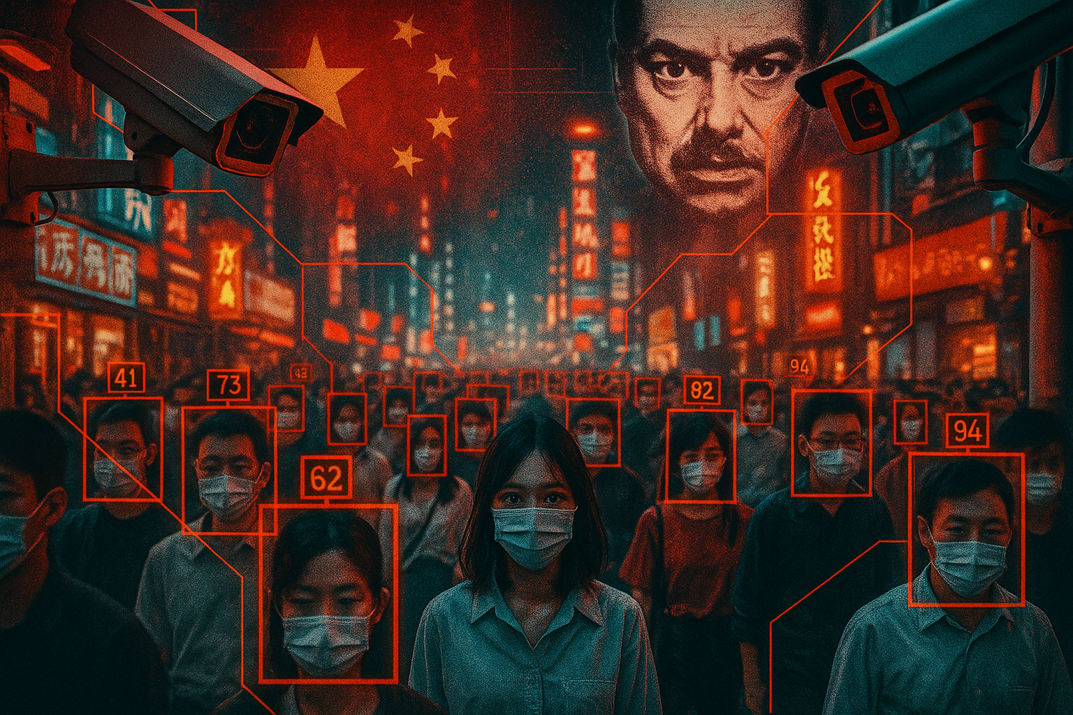 Representación visual de las distopías modernas