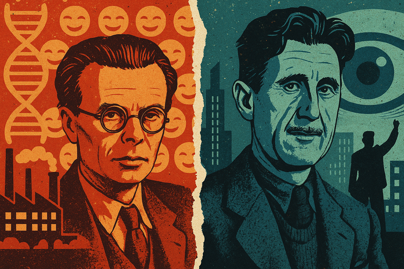 Representación de la vigilancia moderna y redes sociales