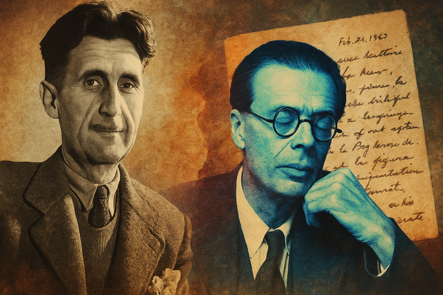 Epílogo: El encuentro final entre Huxley y Orwell